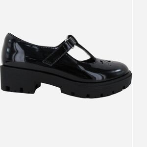 New Little Girls Jellypop Pandora Black Patent Leather Mary Jane Shoes Size 12